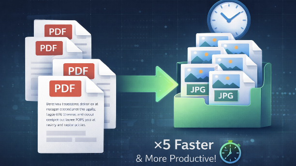 Batch PDF to JPG Conversion