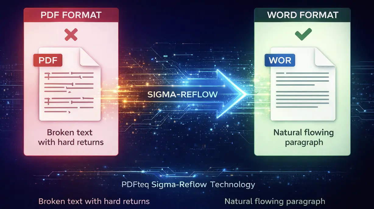 Fixed to Flowable: The Engineering of PDF to Word Conversion